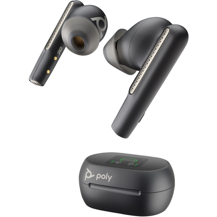 Безжични слушалки с микрофон In-ear Черни-1
