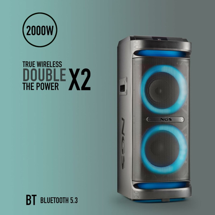 Преносима Bluetooth колонка черна-1