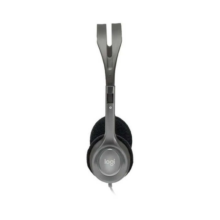 Слушалки с микрофон сиви Logitech-7