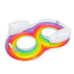 Надуваем плажен дюшек Rainbow